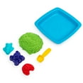 thumbnail image 6 of Kinetic Sand, Sandbox Set Kids Toy with 1lb All-Natural Green Kinetic Sand and 3 Molds, Sensory Toys for Kids Ages 3 and up, 6 of 7