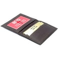 thumbnail image 6 of RFID Blocking Black Genuine Leather Men's Bifold Wallet Thin Credit Card ID Holder, 6 of 10