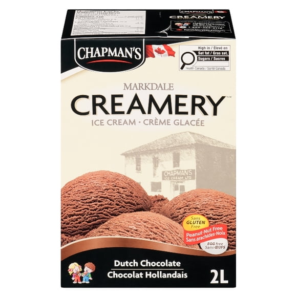 Chapman's Markdale Creamery Dutch Chocolate Ice Cream in a Carton 2L