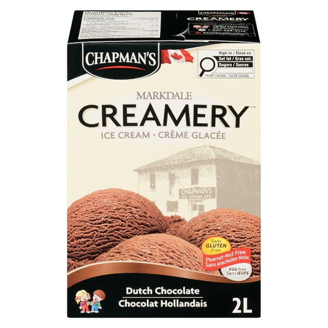 Chapman's Markdale Creamery Dutch Chocolate Ice Cream in a Carton, 2L