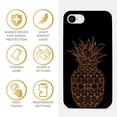 thumbnail image 4 of Case Yard Wooden Case for iPhone-SE Soft TPU Silicone cover Slim Fit Shockproof Wood Protective Phone Cover for Girls Boys Men and Women Supports Wireless Charging Ornamental Pineapple Design, 4 of 7