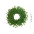 thumbnail image 2 of Artificial Norfolk Wreath For Front Door Wall Window, Handmade With 50 Branches And Pvc Material, Realistic Green Leaves Resistant To Wind Rain Sun Fade For Indoor, 2 of 8