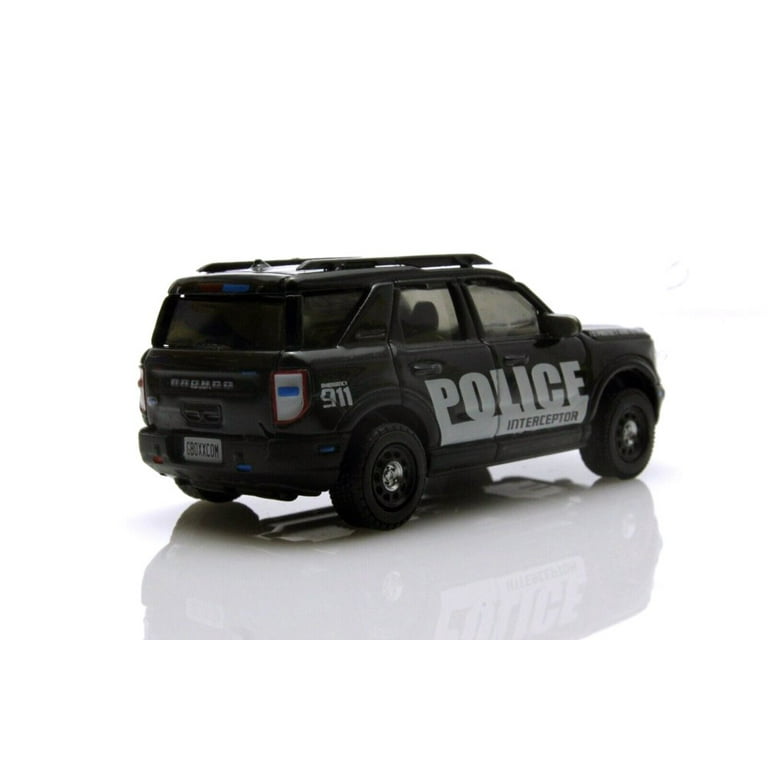 2021 Ford Bronco Sport - Police Interceptor, Black - Greenlight