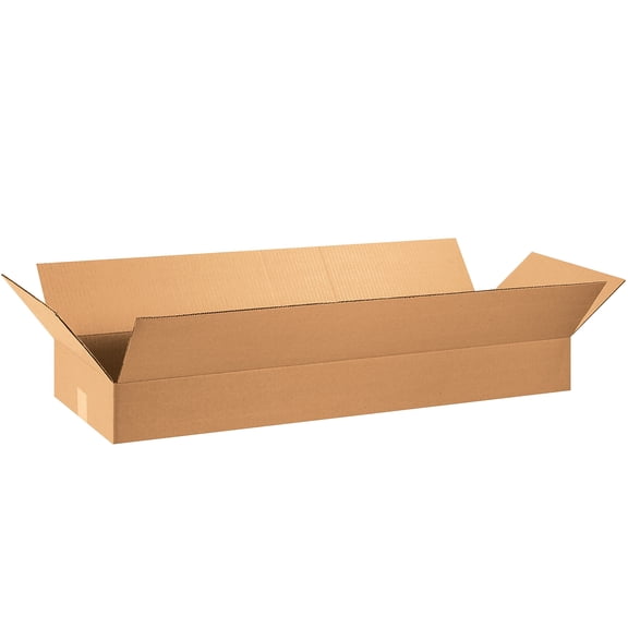 Box Partners Flat Corrugated Boxes 36" x 12" x 6" Kraft 20/Bundle 36126