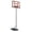 Red, variant on Basketball Hoop Stand 5-9 ft Adjustable, Portable Basketball Goals for Kids Teenagers, Great Outdoor, Backyard, Driveway, Indoor Play, Black