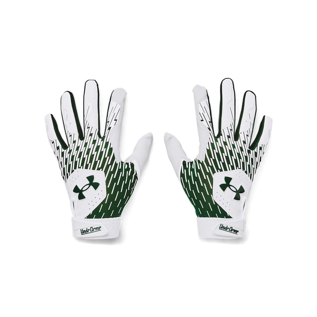 Guantes de béisbol Under Armour Clean Up 101 blanco/verde bosque
