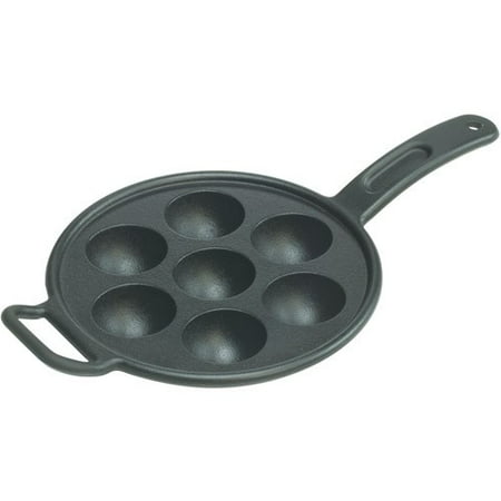 - Lodge Aebleskiver Pan Seasoned Cast Iron, P7A3, with assist handle