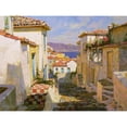 thumbnail image 3 of Obuchovsky, Yury 14x12 Black Modern Framed Museum Art Print Titled - White Town, 3 of 5