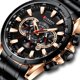 thumbnail image 3 of Mirar CURREN Men Businiess Watch Exquisite Alloy Case Reloj de pulsera de acero inoxidable Classic Fashion 3 ATM Waterproof Quartz Watch CURREN Mirar, 3 of 7
