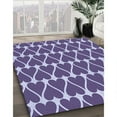 thumbnail image 2 of Ahgly Company Indoor Rectangle Patterned Purple Mimosa Purple Area Rugs, 8' x 12', 2 of 6