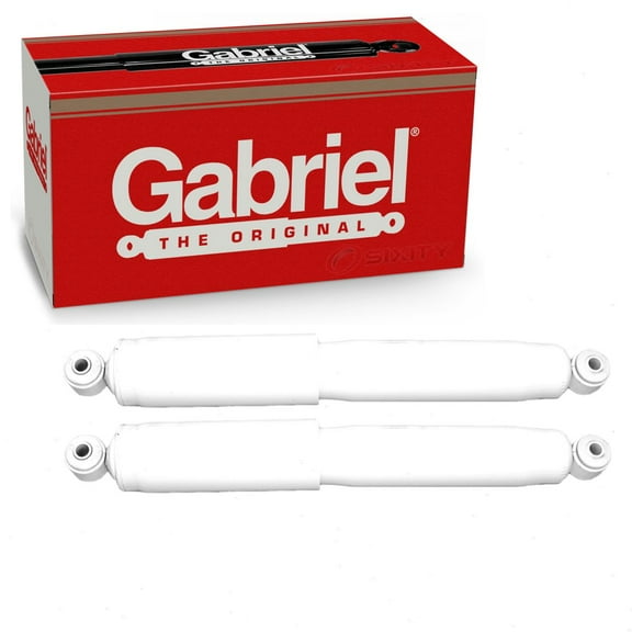 2 pc Gabriel G63690 Ultra Shock Absorbers for Spring Strut Steering Suspension Shocks Struts Fits select: 1996-2007 DODGE GRAND CARAVAN, 1996-2007 CHRYSLER TOWN & COUNTRY