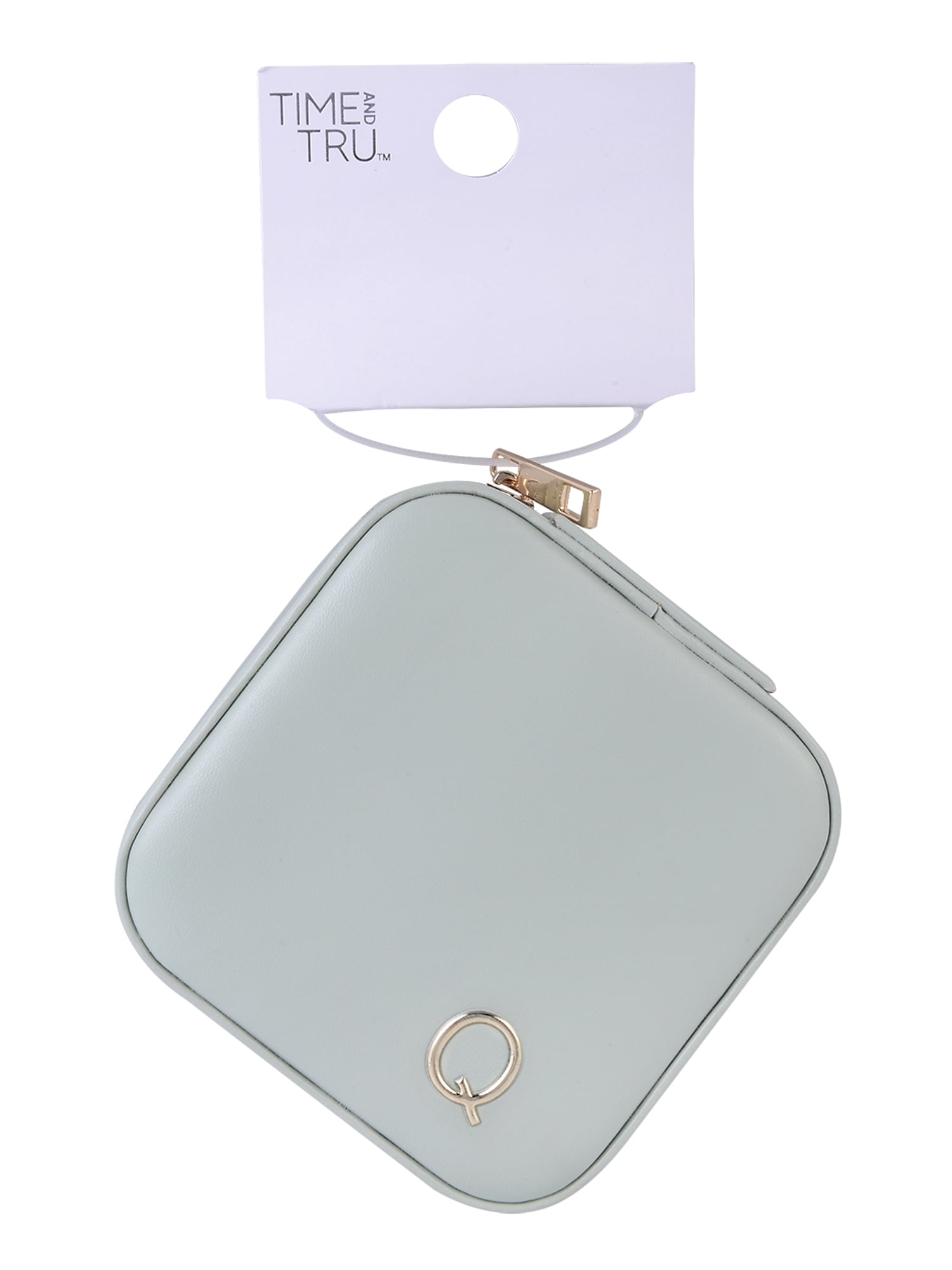 Time and Tru Square Sage Initial "Q" Jewelry Organizer