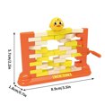 thumbnail image 3 of Iumwxz Board Game Toys Educational Table Game Double Building Blocks Push Wall Toys Suitable for 4 -12 Years Old Game Three Animals Yellow Toys Christmas home decor christmas clearance indoor, 3 of 5