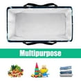 thumbnail image 5 of Snowman Large Capacity Reusable Laundry Bag – Foldable Oxford Cloth Shopping Bag, Cube Organizer, and Beach Bag, 5 of 7