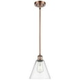 thumbnail image 5 of 516-1S-WPC-GBC-84 Innovations Lighting Berkshire 1 Light 8" Mini Pendant Clear/Brushed Brass, 5 of 5