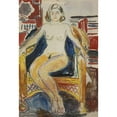 thumbnail image 3 of Edvard Munch 11x14 Black Modern Framed Museum Art Print Titled - Girl from Nordland (1932), 3 of 5