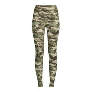 ClimateRight by Cuddl Duds Women's Stretch Fleece Long Underwear High Waisted Thermal Leggings