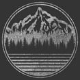 thumbnail image 2 of Men's Lost Gods Distressed Mountain Badge Graphic T-Shirt Big & Tall, 2 of 4