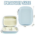 thumbnail image 2 of Digital Camera Case Compatible with CAMKORY/for KODAK PixPro FZ45/55 /for Lecran/for VAHOIALD FHD 1080P/for Nsoela, Small (Blue), 2 of 7