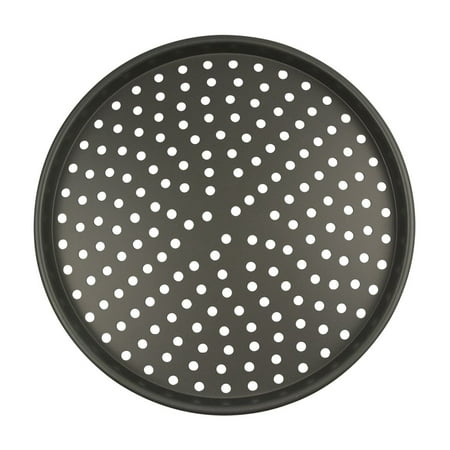 

American Metalcraft HCDEP14 14\ Hard Coated Aluminum Tapered Perforated Pizza Pan 1\ Deep-Each