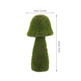 thumbnail image 2 of TEHAUX Adorable Dark Green Mushroom Decor for Garden Patio and Yard Vivid Flocking Foam 4.7 Inches, 2 of 8