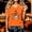 A58 Orange, variant on Halloween Shirts for Women V Neck Short Sleeve Graphic Tees Cute Pumpkin Drummer Print Casual Tops Lightweight Fall Holiday Clothes for Festival Wear
