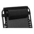thumbnail image 3 of Sunjoy Modern Zero Gravity Foldable Outdoor Lounge Patio Chair, Black, 3 of 9