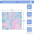 thumbnail image 4 of SKYSONIC Abstract Marble Washcloths, 2 PCS 12 X 12 Inches Cotton Wash Cloths, Highly Absorbent and Soft Face Towels for Bathroom,Gym,Hotel and Spa, 4 of 7