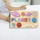thumbnail image 1 of Rompecabezas para pequeños, juguete de rompecabezas de madera Montessori, rompecabezas de aprendizaje de forma interactiva educativa cognitiva CUTICAT Rompecabezas, 1 of 8