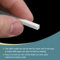 thumbnail image 4 of 10pcs 20" Plastic Model Tube ABS Solid Square Bar 0.2"x0.2" White Easy Processing for Architectural Model Making DIY, 4 of 5