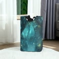 thumbnail image 6 of Yayeee Freestanding Laundry Hamper with Handle Collapsible Large Storage Basket for Clothes, Magical Forest, 6 of 7