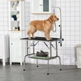 thumbnail image 2 of PawHut Table de Toilettage pour Chien avec Bras de Toilettage à Hauteur Réglable de 8 à 39 Pouces, 2 of 10