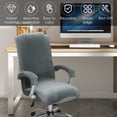 thumbnail image 6 of Office Chair Cover with Armrest Covers Stretch Desk Chair Cover Machine Washable Computer Office Chair Cover Easy to Install Office Chair Protector Cover Rotating Chair Covers for Office Home, 6 of 10