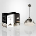 thumbnail image 3 of Xtricity - Pendant Light, 18'' Width, From the Elva Collection, Silver, 3 of 3