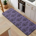 thumbnail image 5 of Purple Gothic Bat Pattern Kitchen Rug Mat,Kitchen Runner Rugs Non Skid Washable,Decorative Kitchen Floor Mats for Kitchen,Sink,Laundry,17"x47.2", 5 of 7