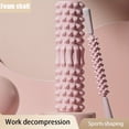 thumbnail image 2 of Foam axis mace yoga roller back muscle fascia relaxation massager calf shaping roller, 2 of 10
