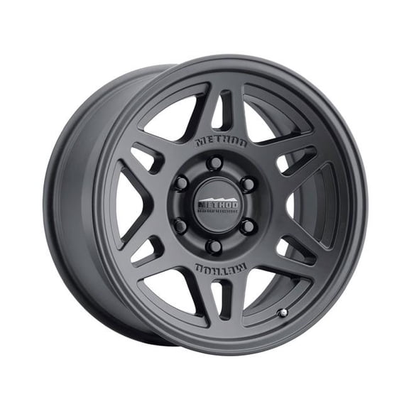 18 x 9 in. 8 x 6.5 mm Bolt Pattern 18 mm Offset MR706 Bead Grip Wheel, Matte Black
