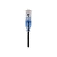 thumbnail image 4 of Monoprice SlimRun - Patch cable - RJ-45 (M) to RJ-45 (M) - 1 ft - 0.1 in - UTP - CAT 6a - booted, snagless, stranded - black (pack of 10), 4 of 5