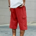 thumbnail image 6 of Men's Cargo Shorts Outdoor Work Pants With Multiple Pockets Summer Casual Comfortable Lightweight Breathable, 6 of 9