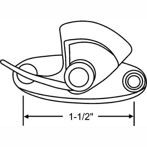 SASH LOCK KELLER, 14-PACK