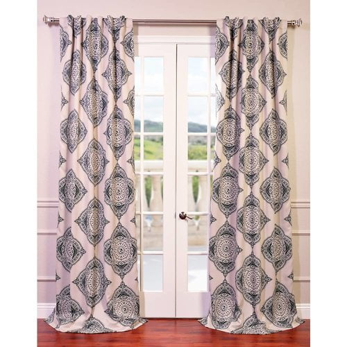 Half Price Drapes Henna Blackout Single Curtain Panel Walmart Com