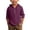 A-Dark Purple6, variant on Byoo Toddler Boys Hooded Henley Shirt Solid Color Long Sleeve Linen Casual Summer Top T Shirt