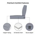 thumbnail image 6 of Covers&All Outdoor 5" Seat / Back Cushion with Highly Durable Olefin Fabric (25”W x 25½”L x 5”Th) (Tween Navy), 6 of 7