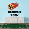 thumbnail image 1 of Sports Personalized Wall Decals for Boys Bedroom - Volleyball on Fire DIY & Creativity Custom Name Wall Sticker - Size: 36 In x 40 In, 1 of 5