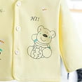 thumbnail image 6 of Ketyyh-chn99 0-3 Months Baby Girl Clothes Boy Girl Clothes and Accessories Set for Baby Boy and Girl Tops+2 Pants+Bib+Hat 5PCS Size for 0-3 Months,Yellow, 6 of 7
