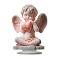 thumbnail image 4 of Estatua de ángel acrílico con forma de corazón, adorno decorativo para oficina, regalo de ángel querubín, decoración para fiesta, sala de estar, chime, 4 of 9