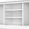 thumbnail image 5 of Pemberly Row Modern 72W Desk Hutch in White - Engineered Wood, 5 of 7