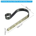 thumbnail image 2 of Christmas Stocking Holders, 2pcs Stocking Holder Stand Metal Hooks for Fireplace Decorations, Nickel, 2 of 5