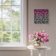 thumbnail image 4 of Framed Canvas Wall Art for Living Room Ombre Leopard Wall Decor, Pink Grey Gradual Color Aesthetic Paintings for Bedroom Office Kitchen Bathroom, Ready to Hang Artwork Wall Pictures 8x8 Inch, 4 of 9