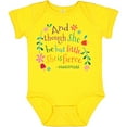thumbnail image 3 of Inktastic She is Fierce Funny Shakespeare Quote Girls Baby Bodysuit, 3 of 5